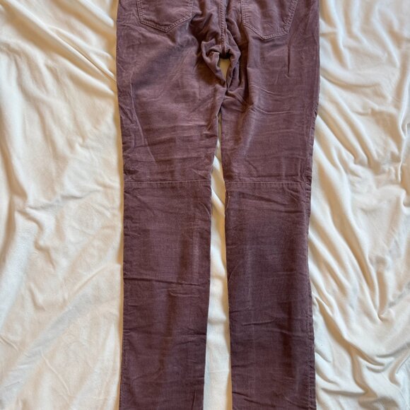 Massimo Dutti Slim Fit Corduroy Pants – Plum – Size 4 (USA) - Picture 4 of 5